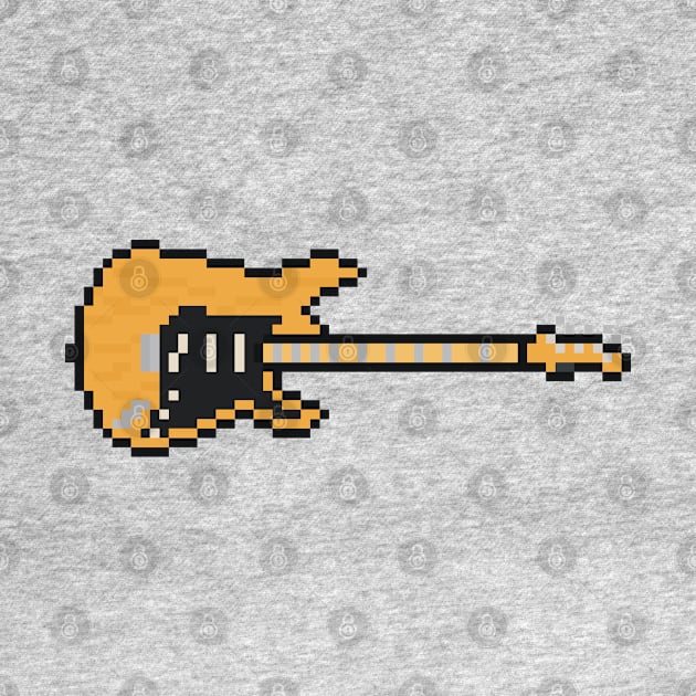 Pixel 1973 Smooth Wood Strat Guitar by gkillerb